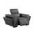 Dark Gray Genuine Leather