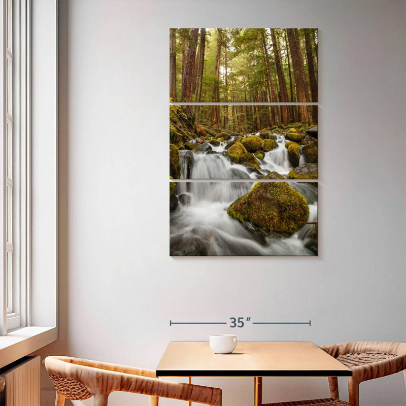 Alvord Forest Stream Boulder, 65" H x 42" W