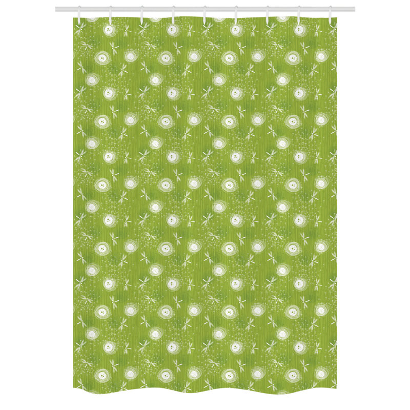 Elet Shower Curtain with Hooks Included, 54" W x 78" L