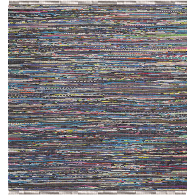 Tapis abstrait en coton tissé à la main Bussard