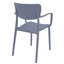 Chaise d'appoint empilable pour patio Farrah-358727957