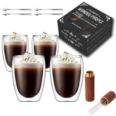 Doyal 350ml Handmade Double Wall Glass Set
