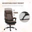 Fauteuil de direction avec repose-pieds HOMcom