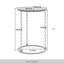 ENSEMBLE DE TABLE BASSE 3 PIÈCES EN MÉTAL BRUN-1074109780