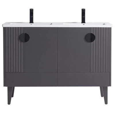 Ensemble de meuble-lavabo double 47 po Saimah