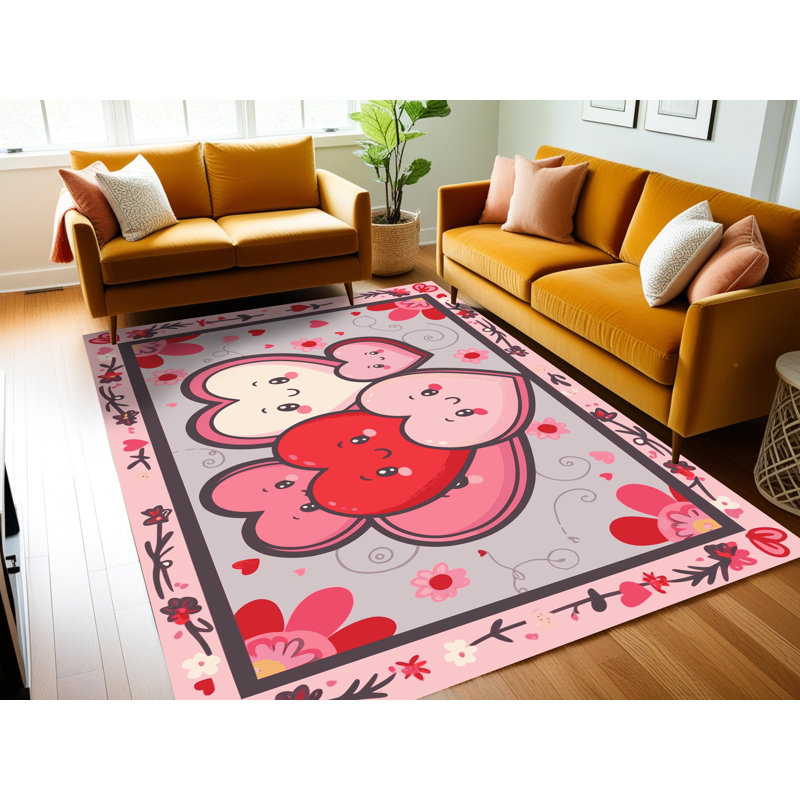 Tapis de Noël East Urban Home, Rectangulaire 2 pi x 3 pi