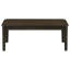 Ensemble de 3 tables basses et tables de bout Amaro brun foncé (table incluse seulement)
