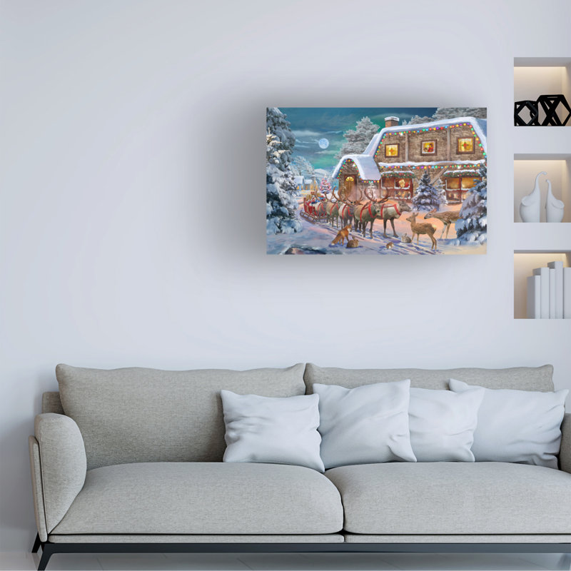 Art sur toile GL Studio Christmas, H 12 po x l 19 po