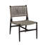 Grigio Olefin Rope Outdoor Dining Side Chair