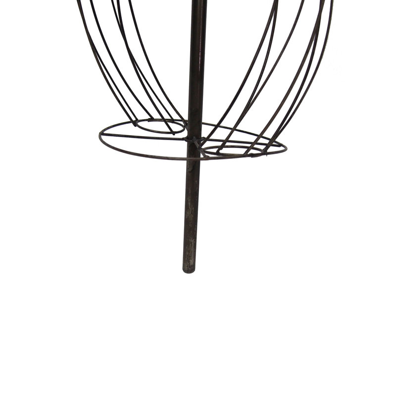 Cadre en métal à double spirale Roosevelt, H 60 po x l 14 po x p 10 po