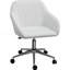 Chaise de bureau en similicuir, conception pivotante réglable pour le bureau personnel, look moderne élégant et sièges confortables