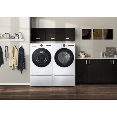 7.4 Cu. Ft. Ultra Large Capacity Smart Front Load Gas Dryer With Sensor Dry & Steam Technology -  LG, DLGX5501W