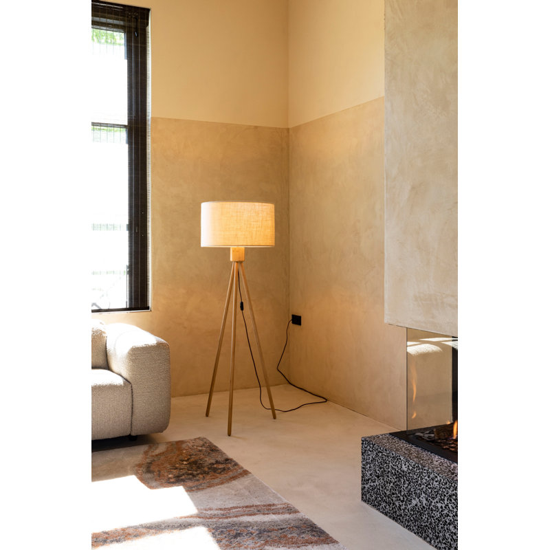 Fan Tripod Floor Lamp