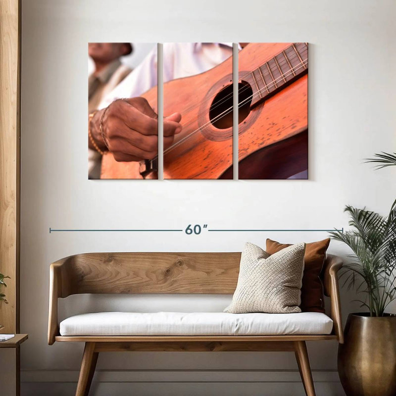 Guitare Abarca Cuban Tres, H 28 po x l 45 po