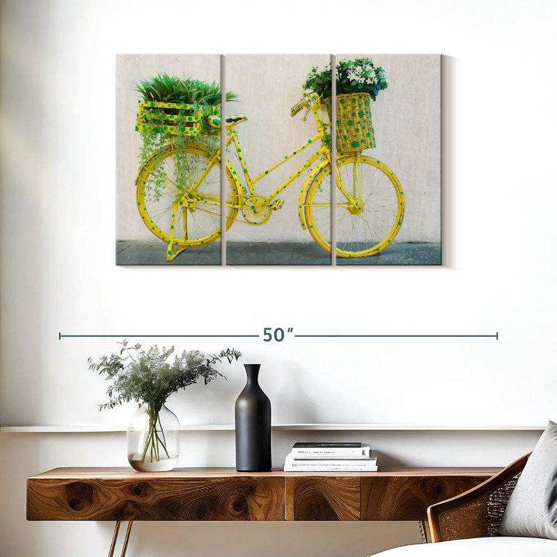 Bicycle Garden, 24" H x 38" W