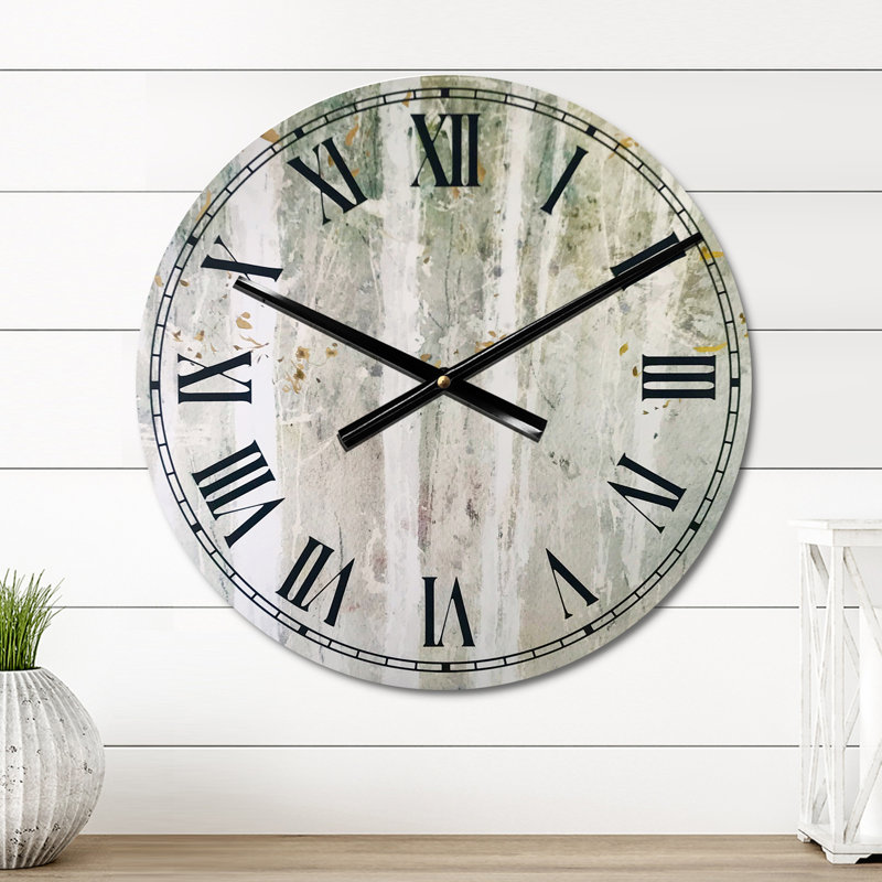 A Woodland Walk in the Forest V - Horloge murale traditionnelle, Petit