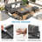 Aluminum Patio Furniture Set With Waterproof Cover-571015741