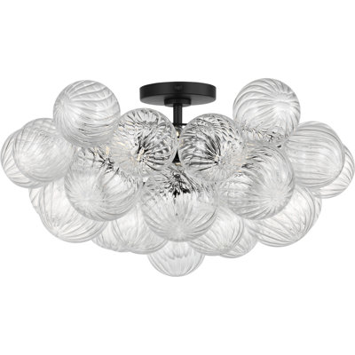Generation Lighting Zia Dimmable 23" Flush Mount Ceiling Light
