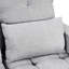 En forme de U avec rangement pour chaise longue, ports et soutien lombaire apaisant, superbe chenille grise à deux salons,