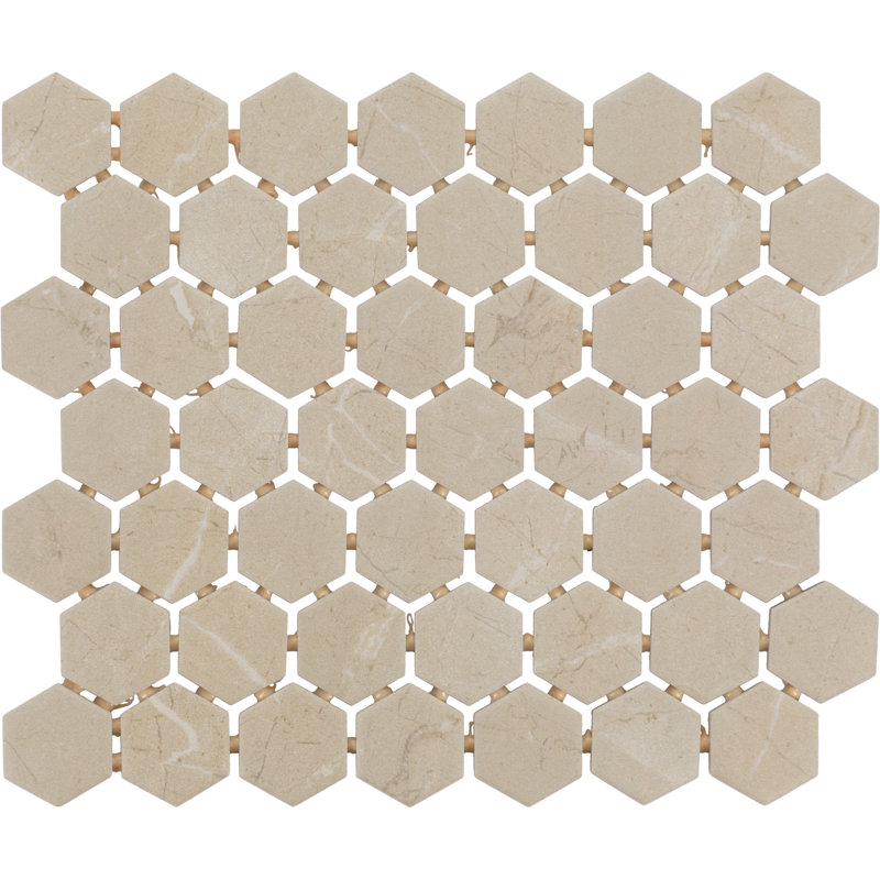 Mosaïque murale hexagonale en céramique émaillée 1,5 po Daltile Perpetuo (12 pièces par carton) (9,72 pieds carrés par carton)