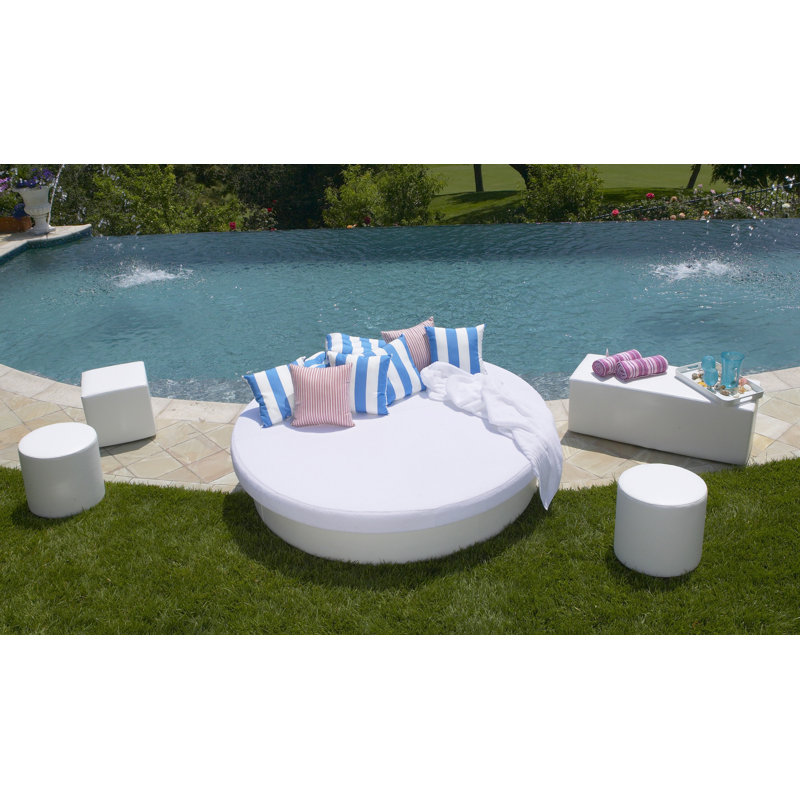 Lit de jour pour terrasse SunPad, Blanc frisquet