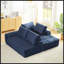 Canapé modulaire surdimensionné en L FAUX FUR-1308186744