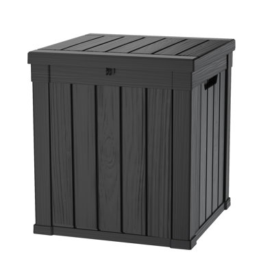 Decksplore 50 Gallons Water Resistant Resin Lockable Deck Box