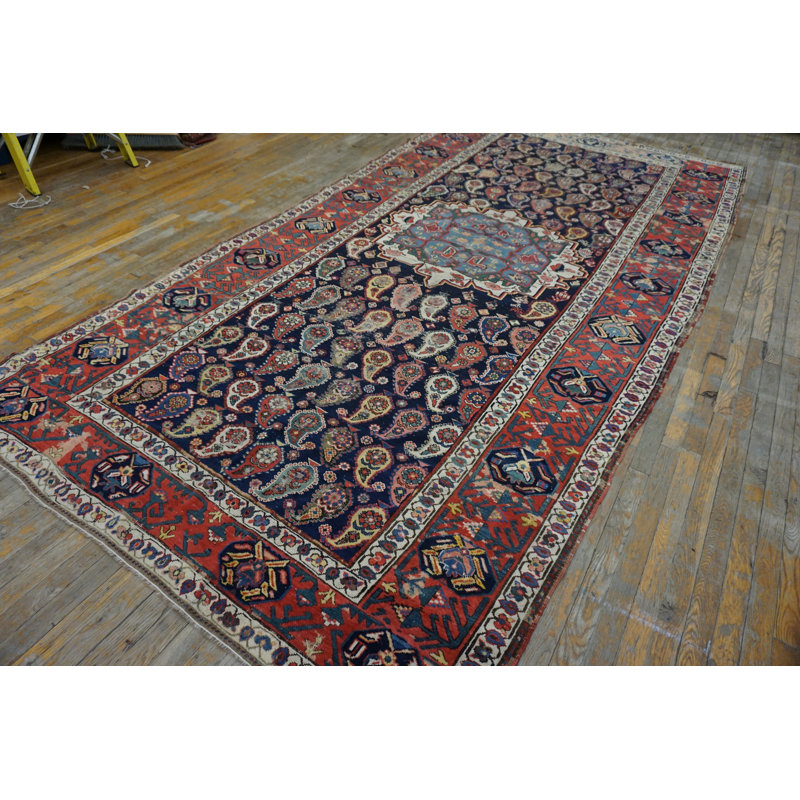 Antique Caucasian - Russia Geometric Knotted Rug