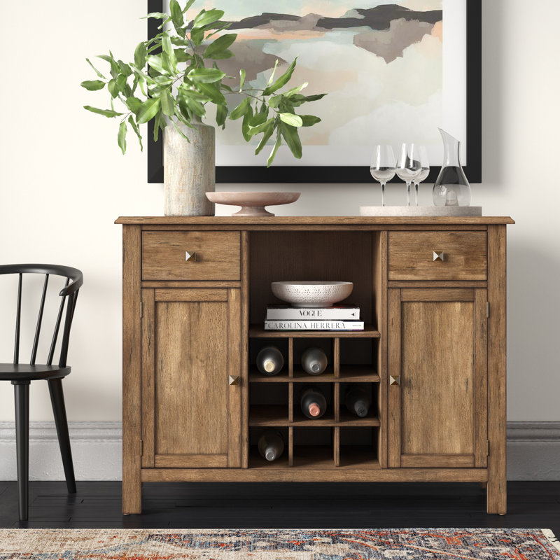 Judique 48'' Sideboard, Brown/Brown