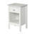  One Drawer End Table/Nightstand - White-694660314