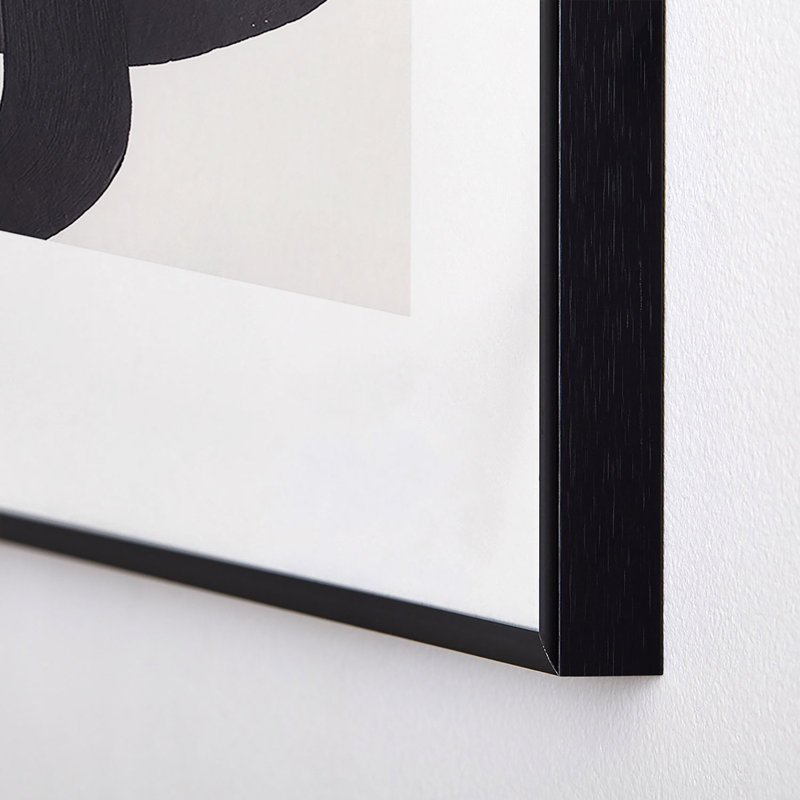 " Acrylic Circles ", Black, 19" H x 13" W