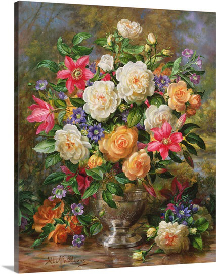 Alexica Homage to Her Majesty the Late Queen Elizabeth the Queen Mother' by Albert Williams Painting Print Lark Manor™ 