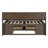 Wood Daybed with 2 Bedside Cabinets, Upper Shelves and 4 Drawers-1769347449