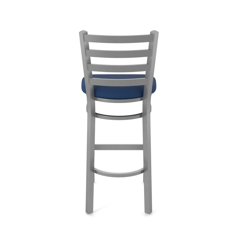 Tabouret de bar Jackie, Vinyle - brise saphir