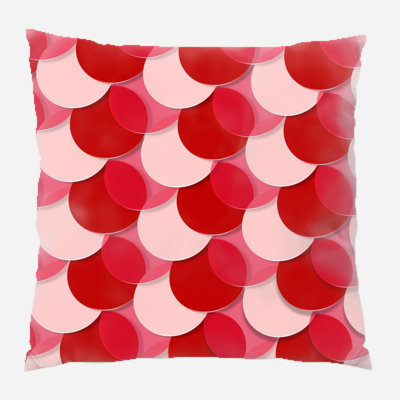 Geometric Microsuede Reversible Throw Pillow