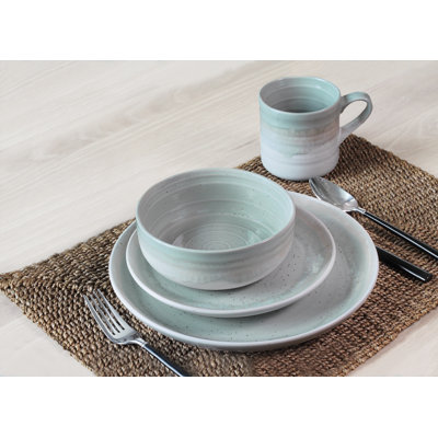 Service de vaisselle 16 pièces, service pour 4 Hearth