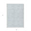 Tapis extérieur lavable à motif de treillis bleu ciel et ivoire 5 pi x 8 pi