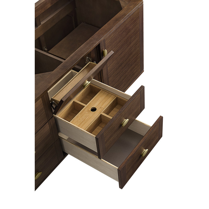 Amberly 72" Double Bathroom Vanity Base Only
