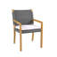 Hudson Teak Patio Dining Armchair-639950080