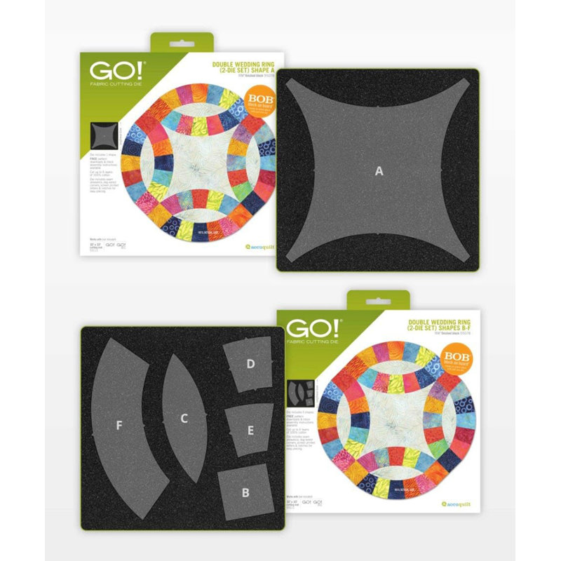Accuquilt GO! Ensemble de matrices Curves BOB