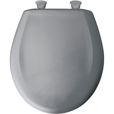 Siège de toilette rond en plastique