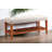 Charla Light Gray Fabric & Oak Finish Bench-1023686374
