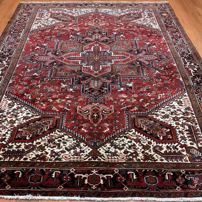 Tapis rectangulaire en laine