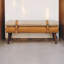 Banc en cuir Marisal Boucle X