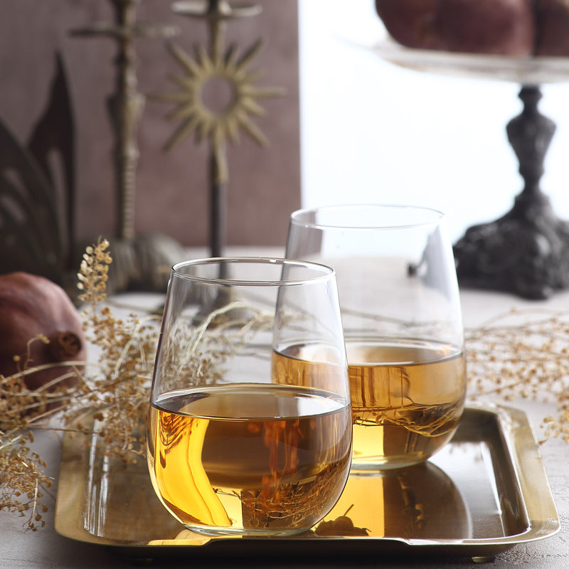 6 verres à vin sans pied Gaia