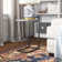 Maxwell C-shaped Accent Table with USB Charging Port