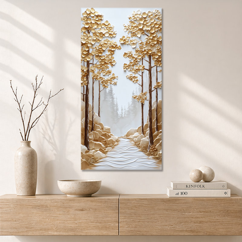 «Gold», impression sur toile, Toile tendue, H 32 po x l 24 po