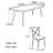 American-style rectangular dining table-888479613
