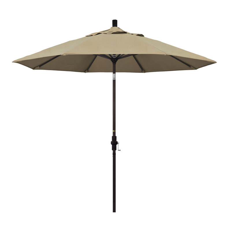 Parasol 9 'Market Sunbrella, Toile Sunbrella® beige chiné