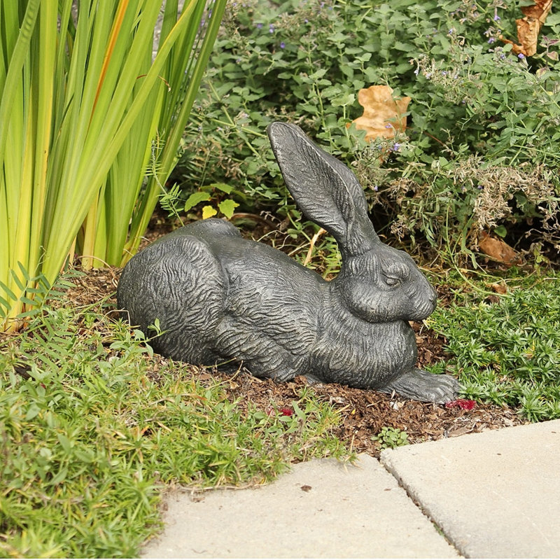 Statue de lapin Coronel, Gris anthracite